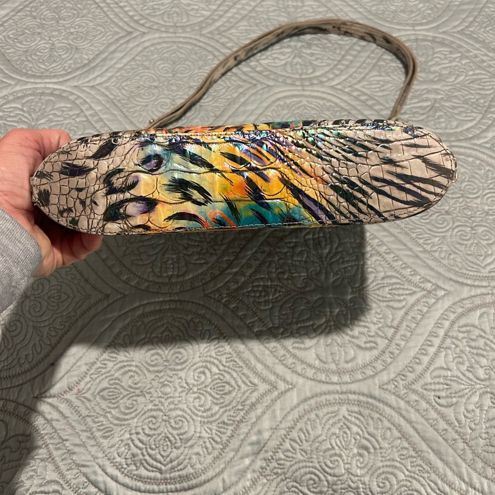 Brahmin Katie Obsession Ombre Rainbow Iridescent Crossbody Shoulder Bag - Picture 2 of 11